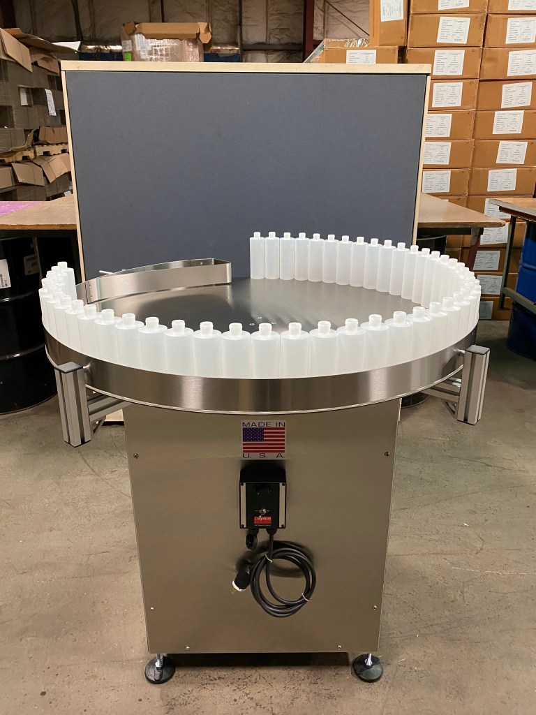 Turntable Accumulation Table